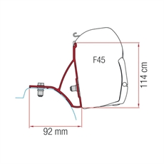 F45-fäste för Trafic, Vivaro, Primastar och Talento